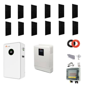 Complete 10KW/10KVA Lithium Battery System Kit