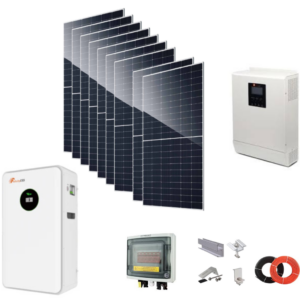 Complete 10KW 12kw inverter and 10.24kwh Lithium Battery System Kit