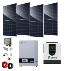 Sunvis 5KVA  LITHIUM BATTERY SOLAR PACKAGE SYSTEM KIT